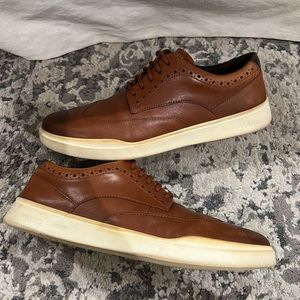 Cole Haan Grand Crosscourt Wing Tip Dress Shoes Sneaker Men’s Size 11 Brown